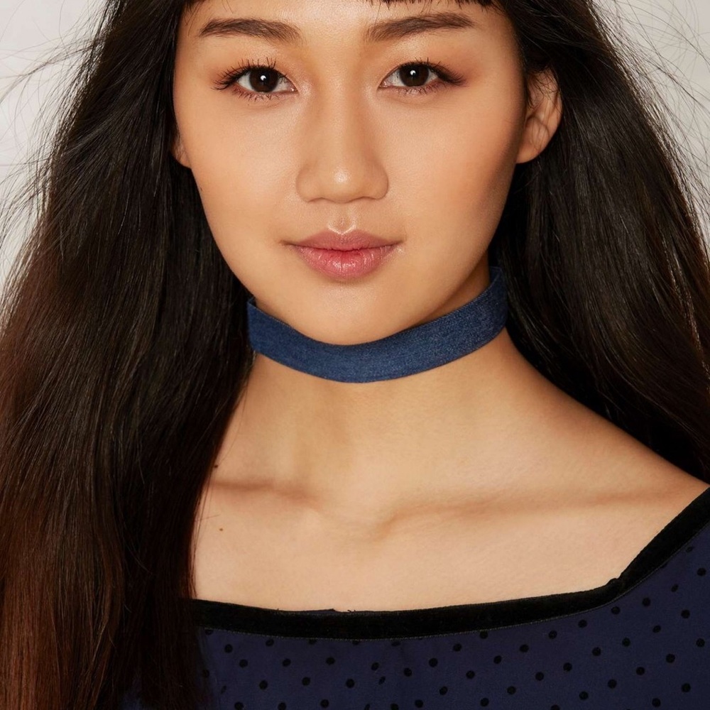 Rochelle Denim Choker